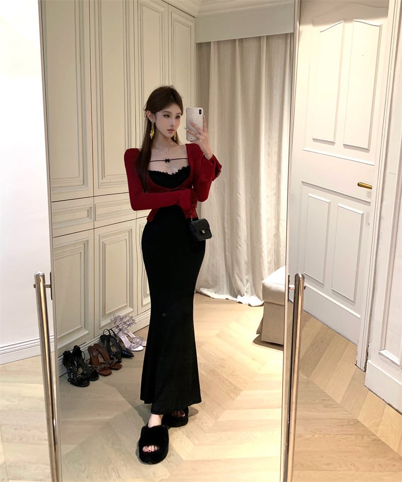 【dress】ドッキングワンピース　M28636