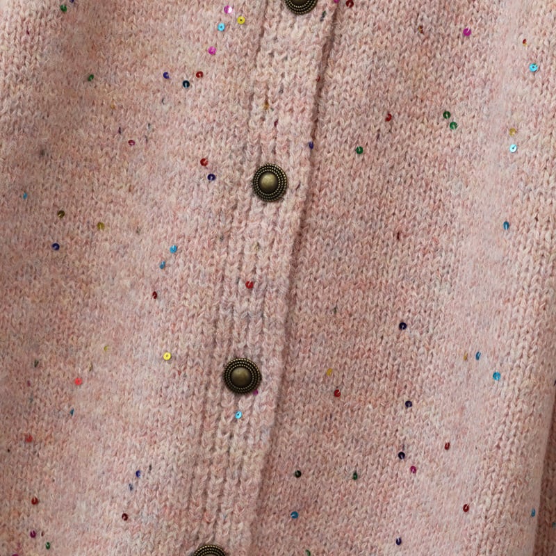 【outer】クルーネックニットカーデ　M25696