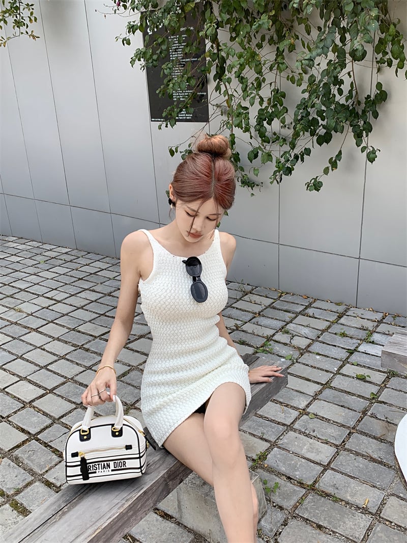 【dress】バックレスキャミワンピース　M24205