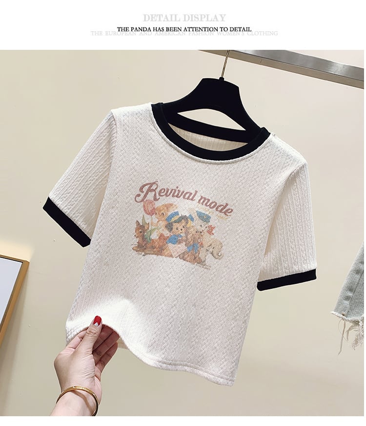 【tops】カートゥーンTシャツG20197