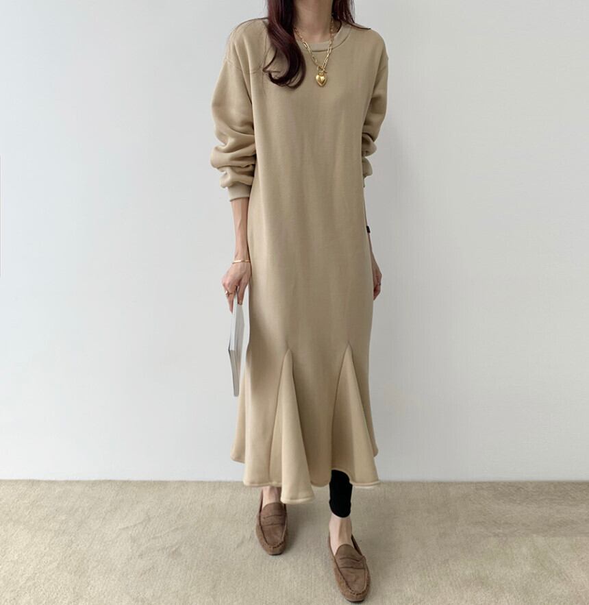 【dress】マーメイドカジュアルワンピース　M18662