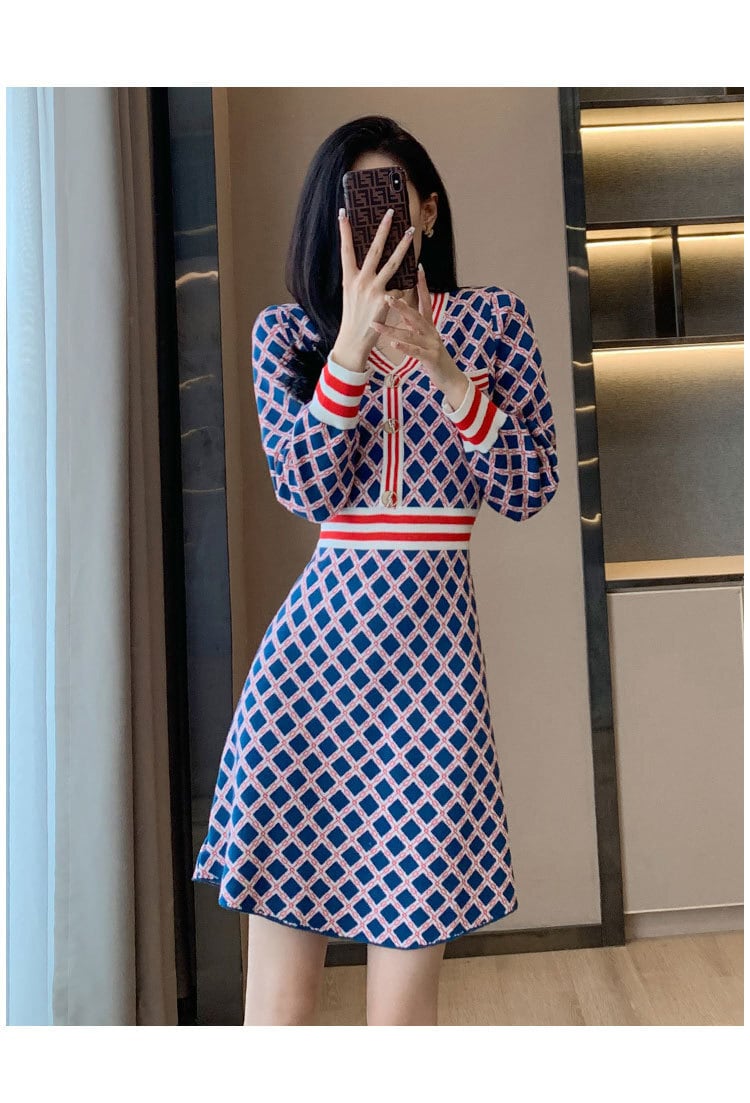 【dress】ニットワンピース　M25522