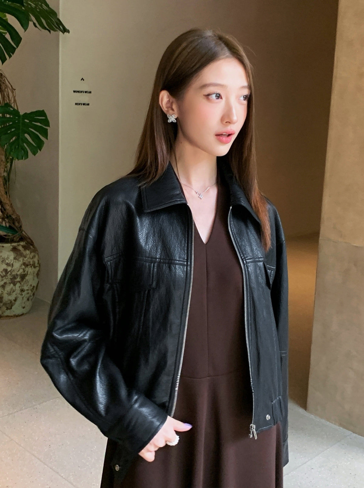 【dress】ノースリーブロングワンピース Q8931