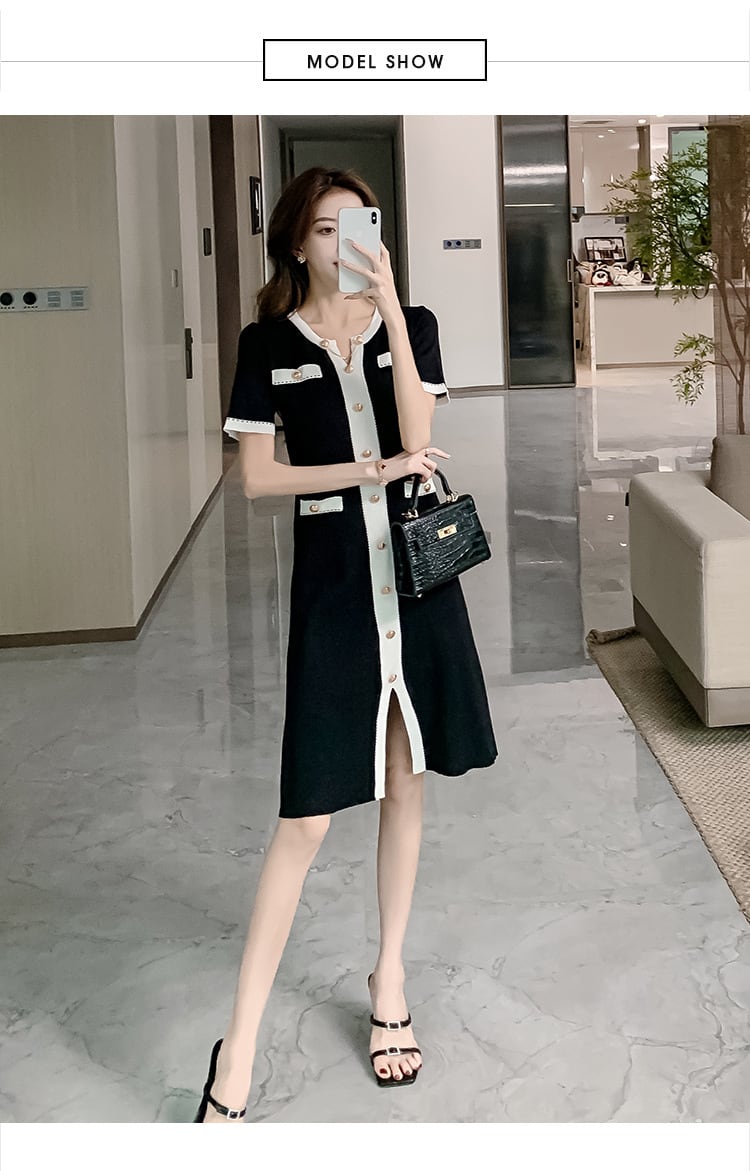 【dress】ニットワンピース　M24552