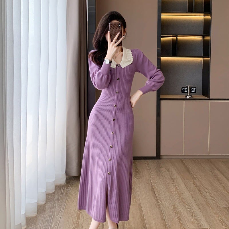【dress】ニットワンピース　M25691