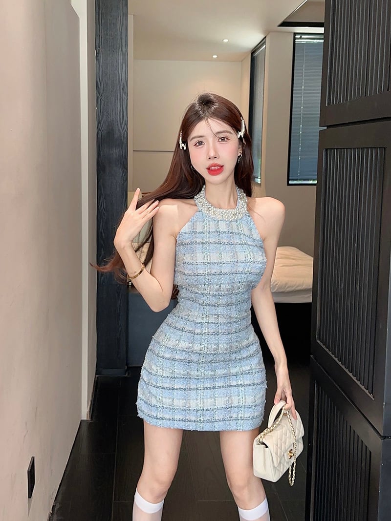 【dress】ホルターネックワンピース G20090