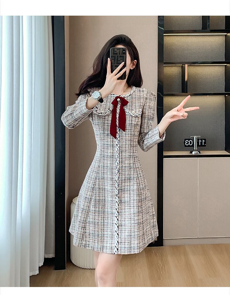 【dress】ツイードワンピース　M18608