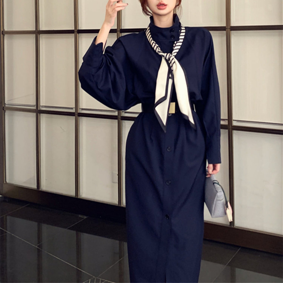 【dress】トレンチワンピース　N2739