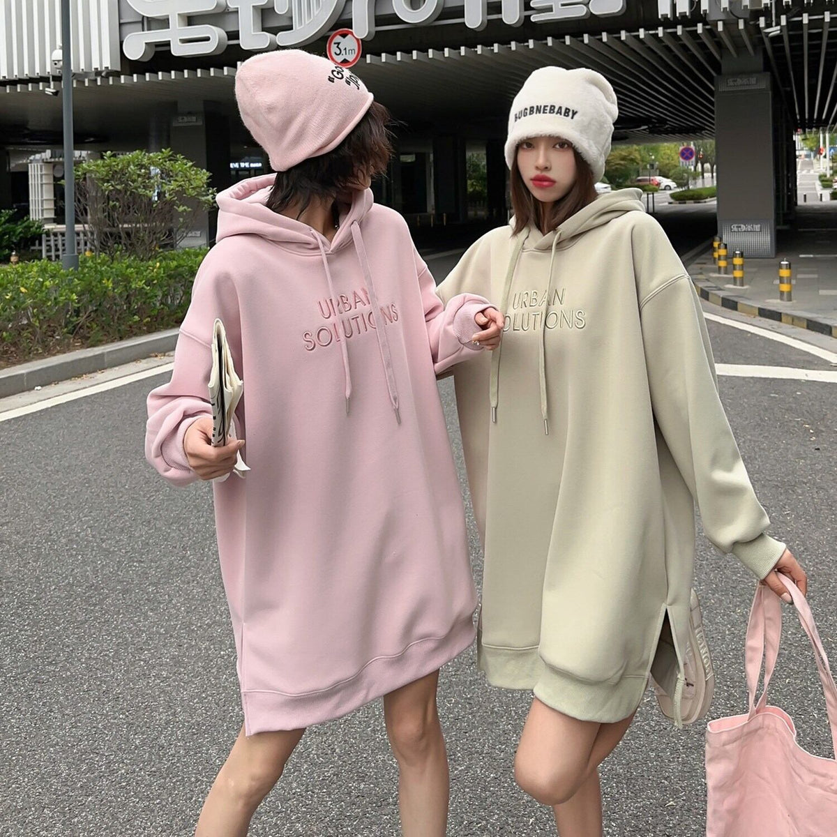 【dress】フード付きカジュアルワンピース    N2166