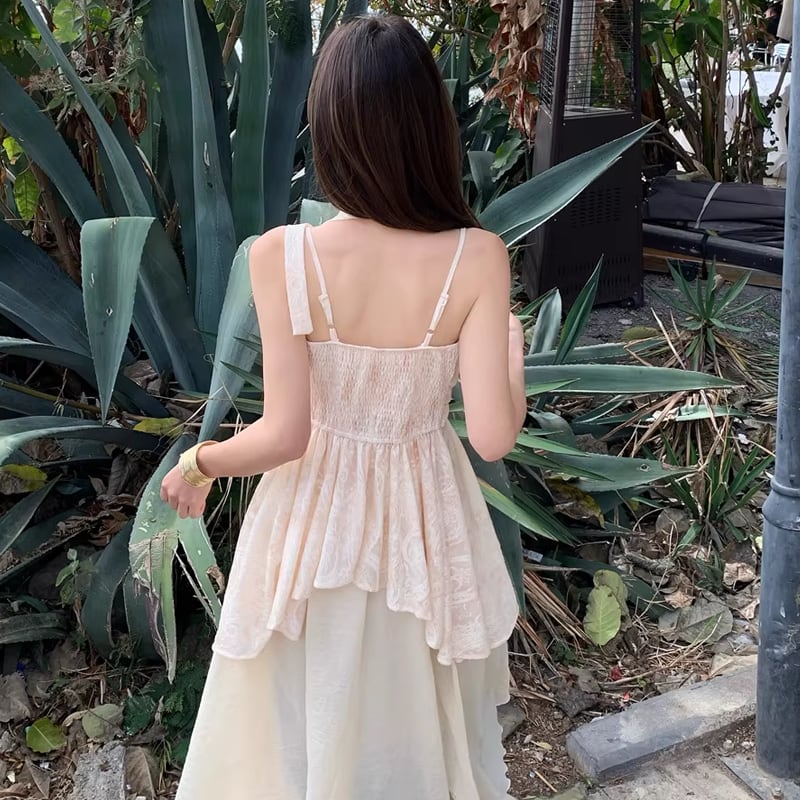 【dress】フレアキャミワンピース Q8335