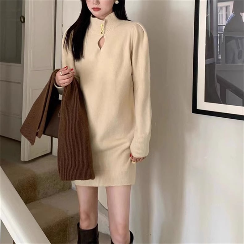 【dress】ニットワンピース　M25887