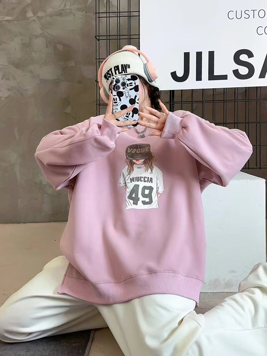 【tops】クルーネックスウェット　M25684