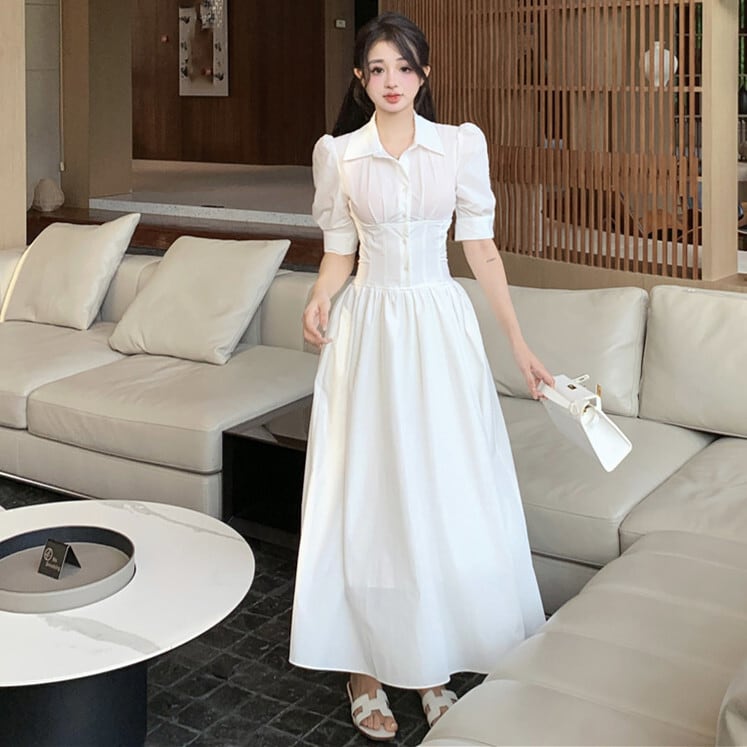 【dress】シャツワンピース　M24668