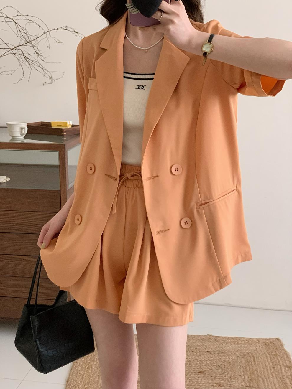 【set】スーツジャケット×ショートパンツセット　M24656