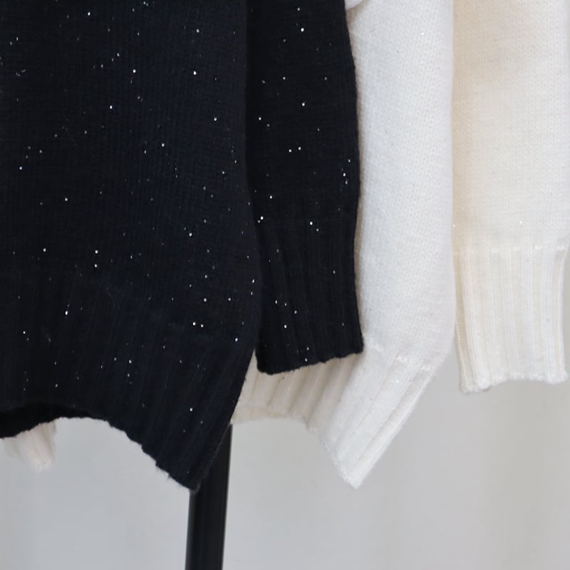 【tops】立体フラワーニットセーター　M27590