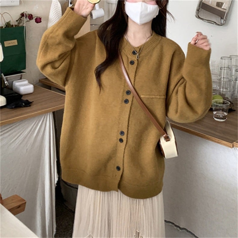 【outer】ニットカーデ　M25666
