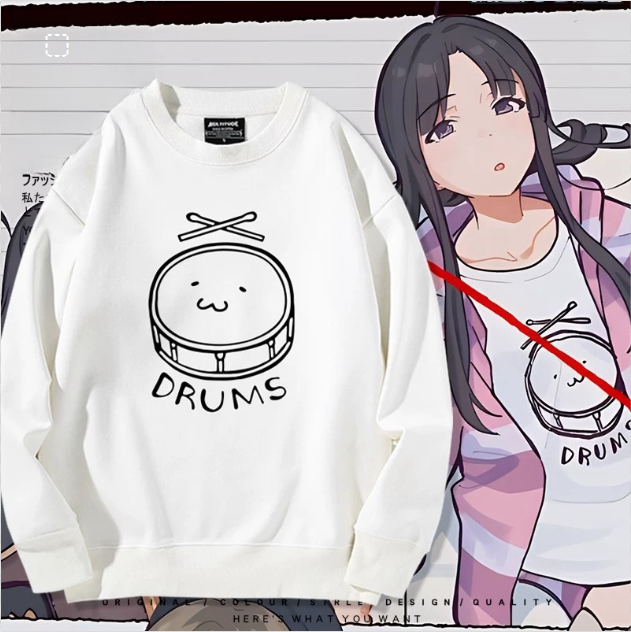 【tops】『 GIRLS BAND CRY』プリントパーカー（ 男女兼用）K0214