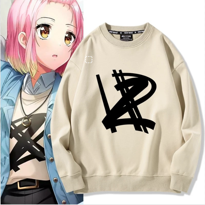 【tops】『D4DJ 』犬寄しのぶプリントパーカー（ 男女兼用）K0218