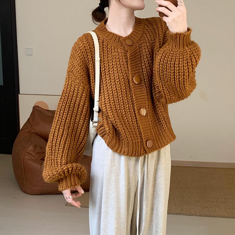 【outer】ニットカーデ　M19173