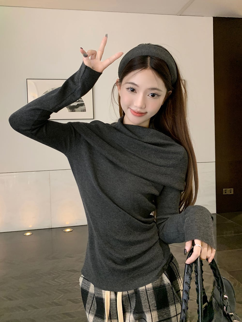 【tops】人気デザインニットトップス　M28797