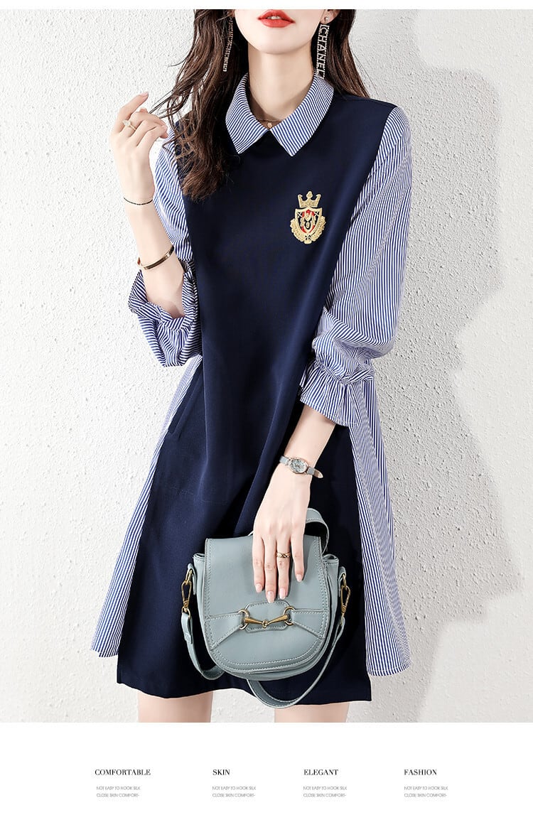 【dress】切り替えワンピース　M25663