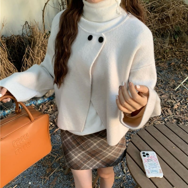 【outer】ニットコート　M25587