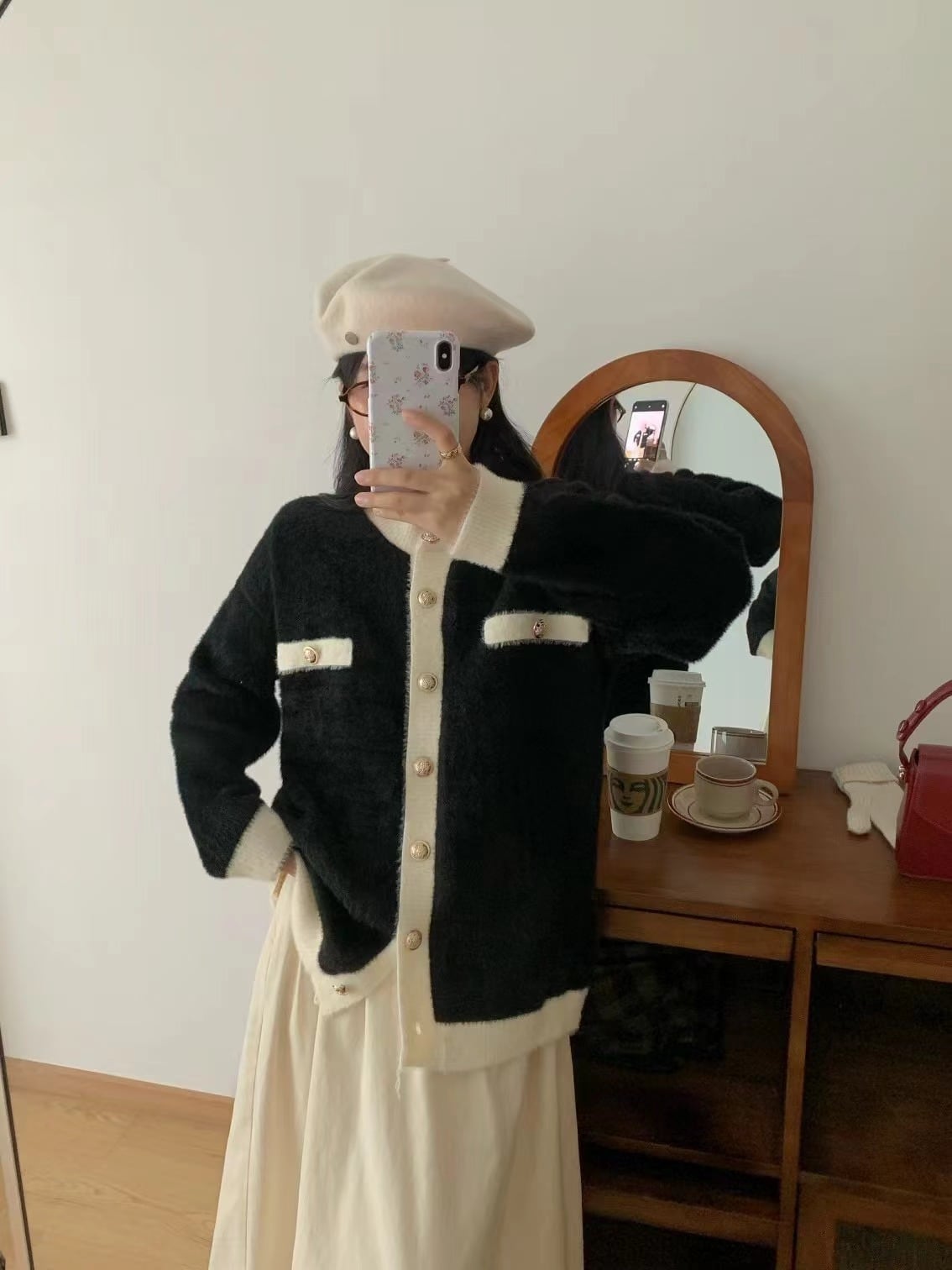 【outer】ニットカーデ　M26303