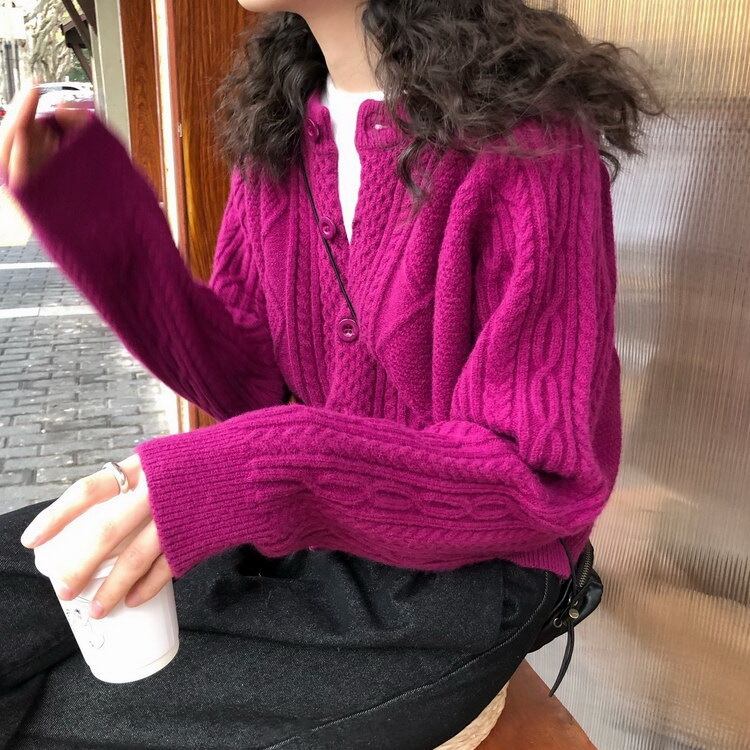【outer】ニットカーデ　M27268