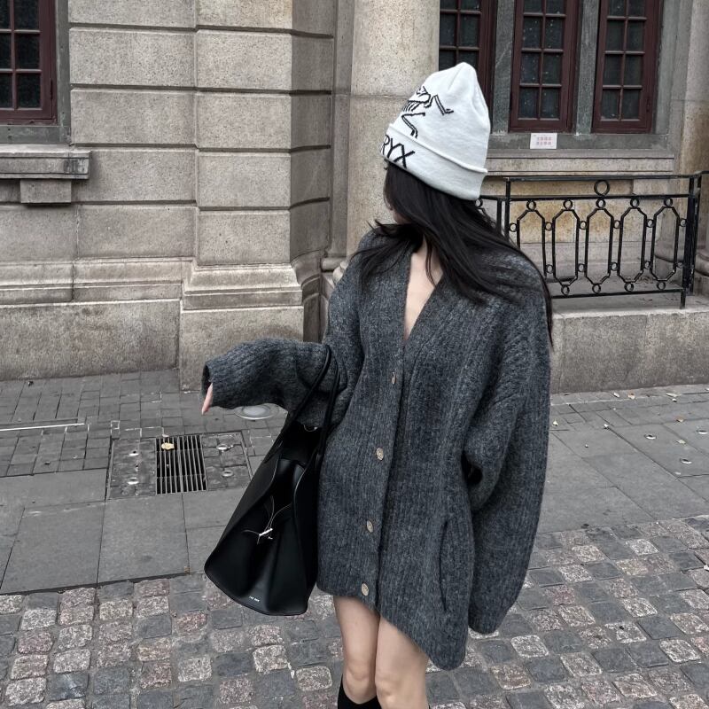 【set】ケープレット×ニットカーディガンセット Q7019