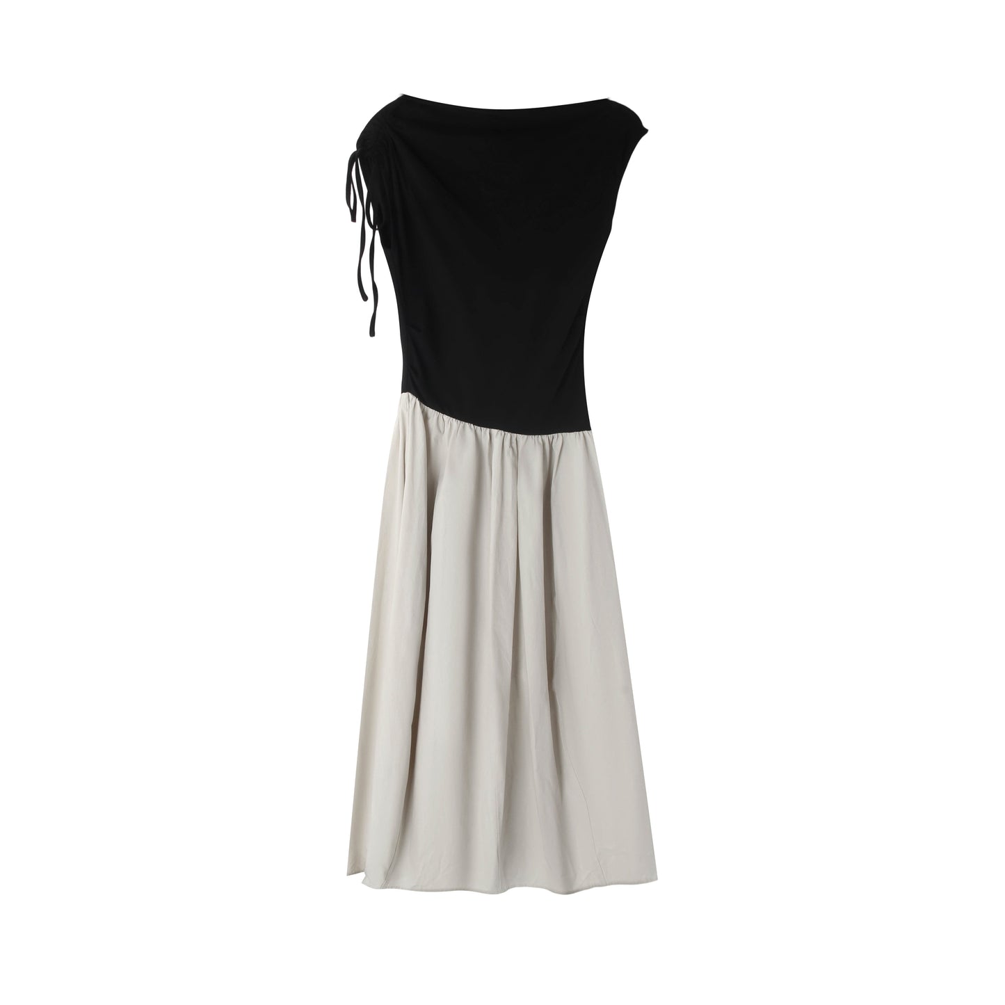 【dress】ドッキングロングワンピース Q8805