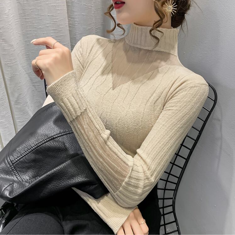 【tops】早い者勝ち!気質満点エレガントニットファッション秋冬新作長袖着痩せトップス G3477