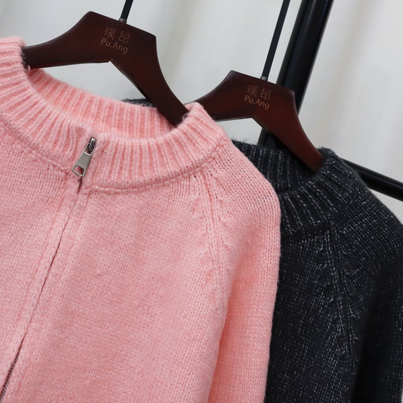 【outer】ニットカーデ　M25472