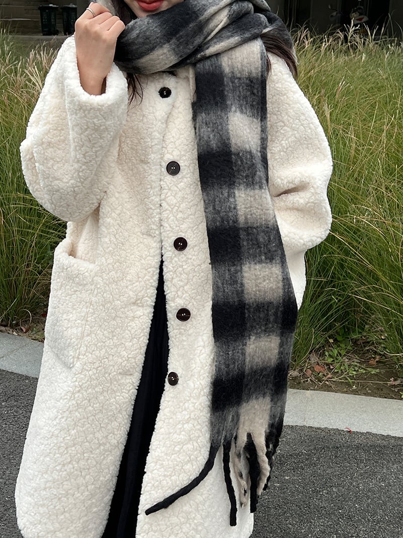 【outer】ロングシープボアコート Q7224
