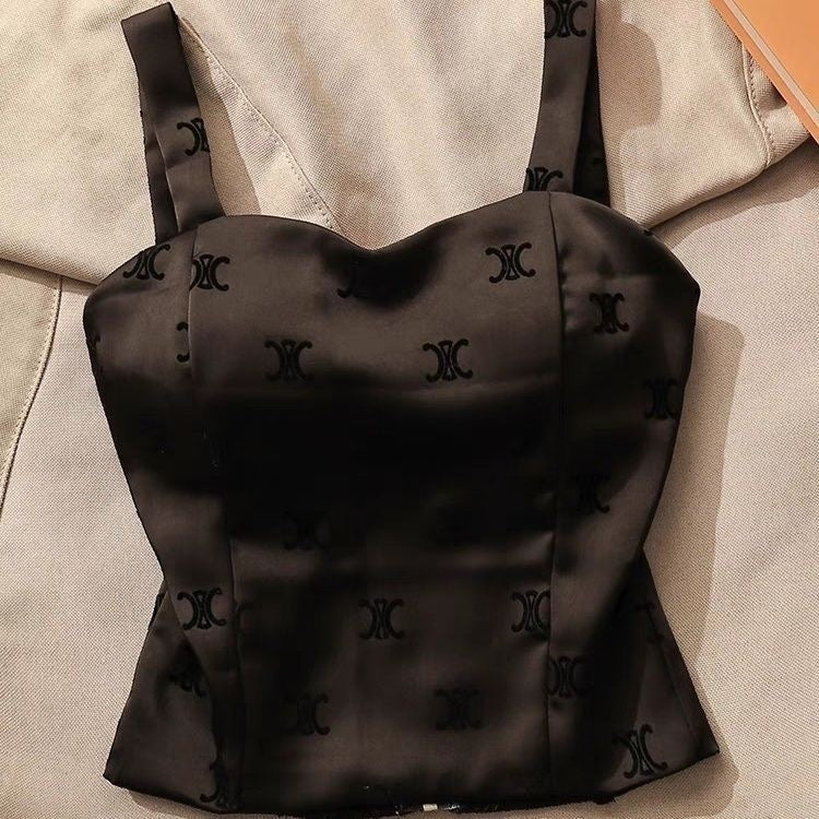 【tops】ファスナーキャミソール F7569