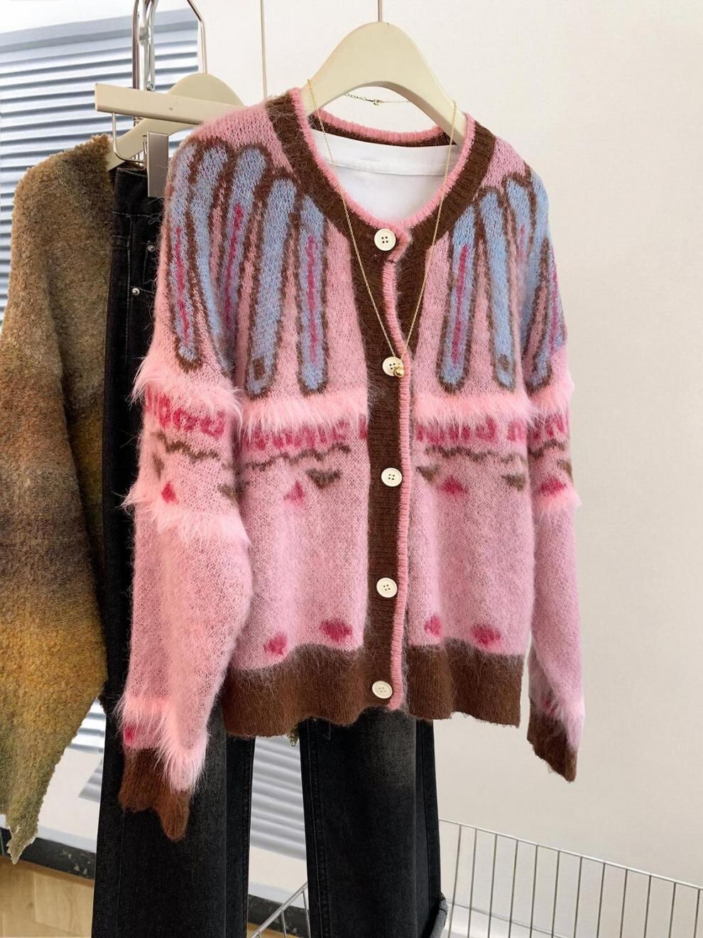 【outer】ニットカーデ　M29280