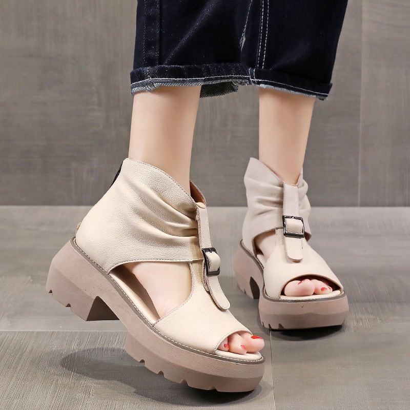 【Shoes】チャンキーヒールサンダル K0131