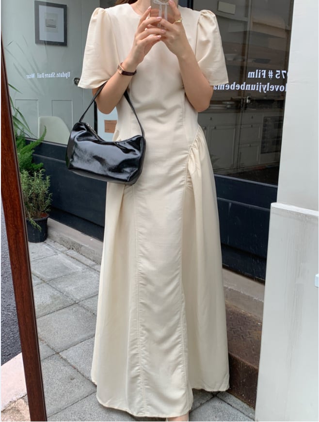 【dress】無地ワンピース　M24048