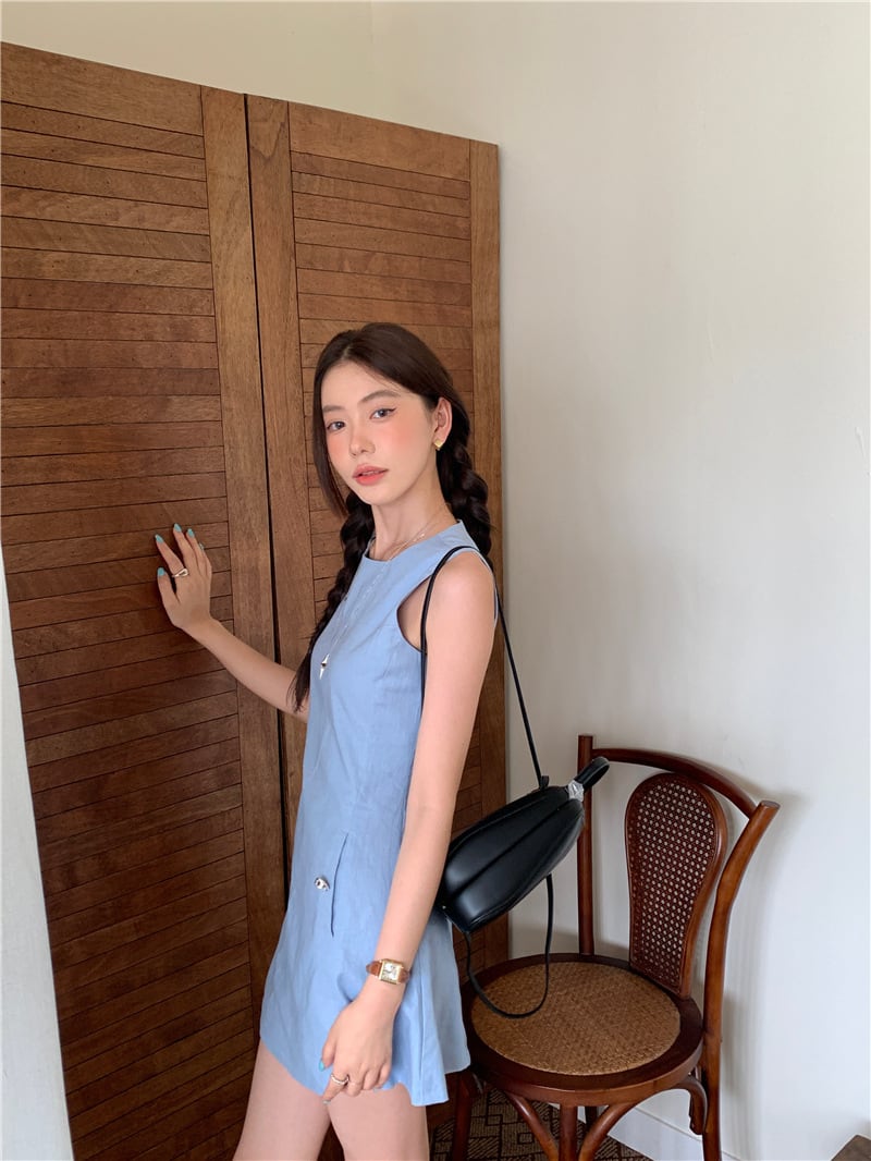 【dress】ノースリーブワンピース　M24439