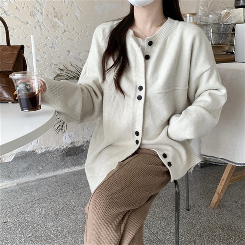 【outer】ニットカーデ　M25666