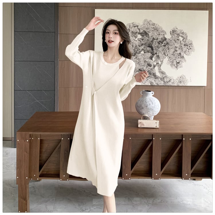 【dress】ニットワンピース　M26054