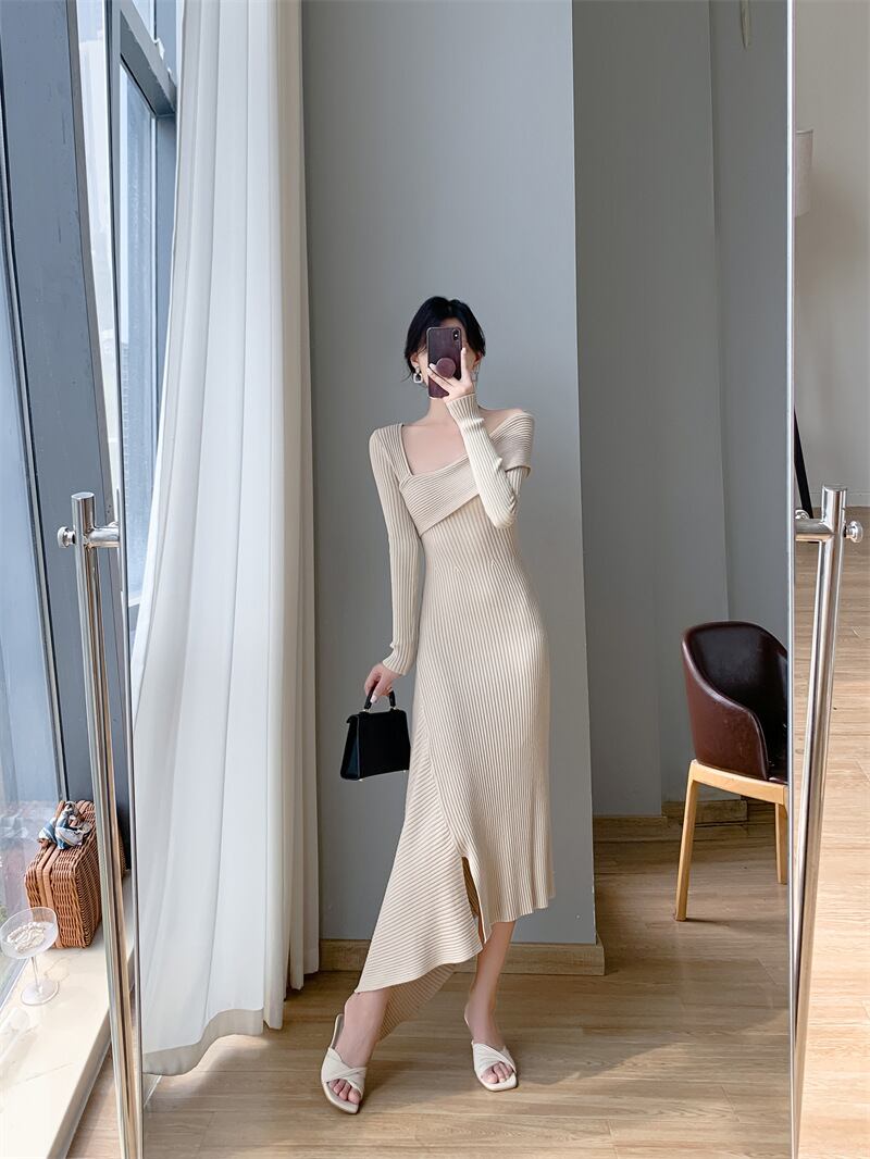 【dress】ニットワンピース　M18561