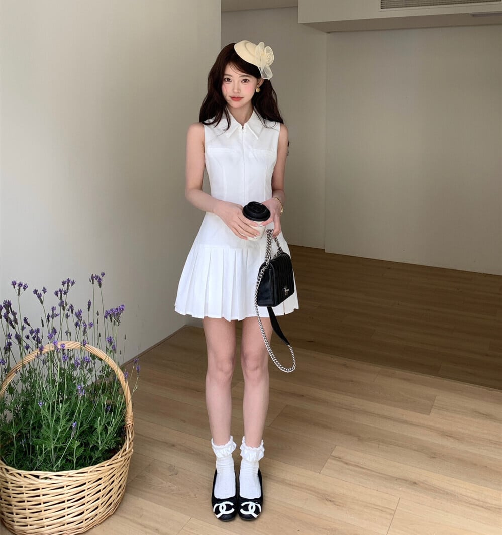 【dress】ノースリーブミニワンピース　N3549
