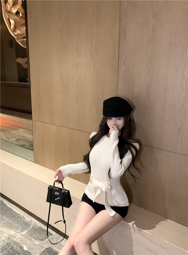 【tops】ニットトップス　M28543