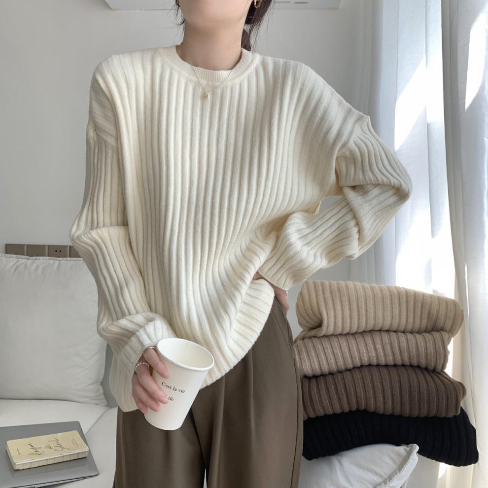 【tops】ニットプルオーバー　M19007