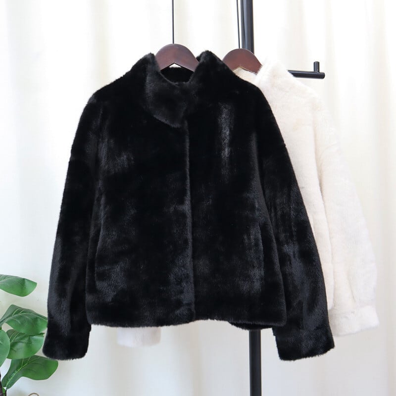 【outer】ショートファーコート　M27172