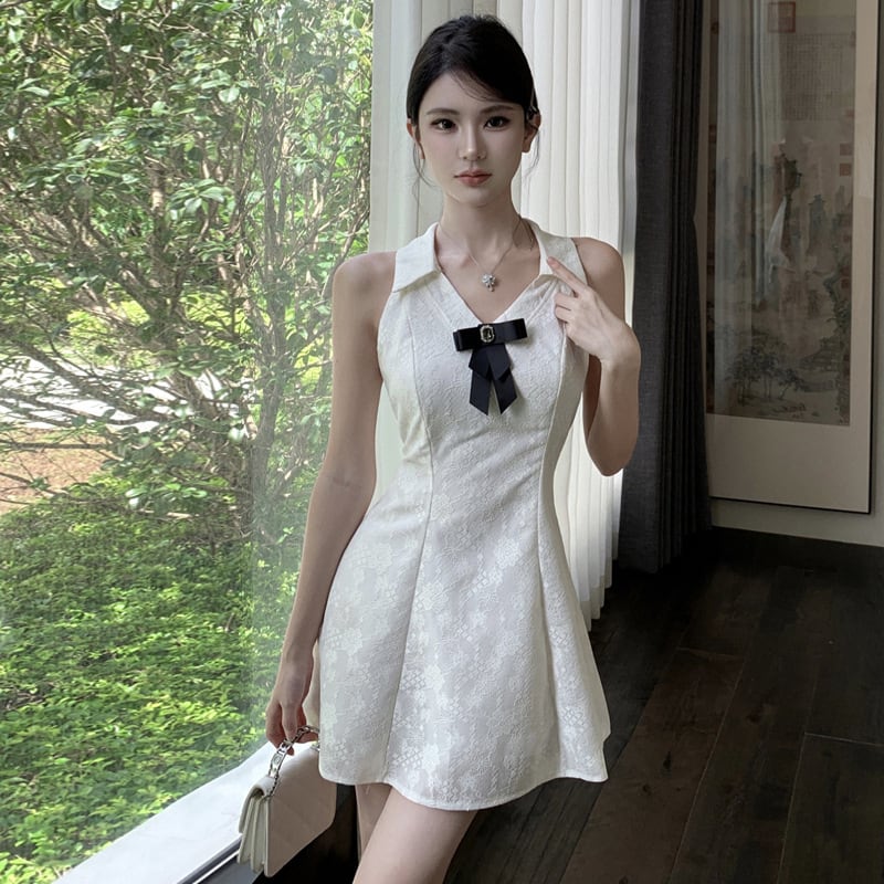 【dress】リボン付きワンピース　M24320