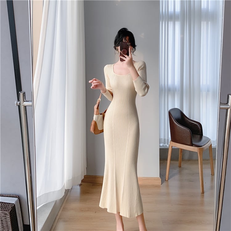 【dress】ニットワンピース　M28020