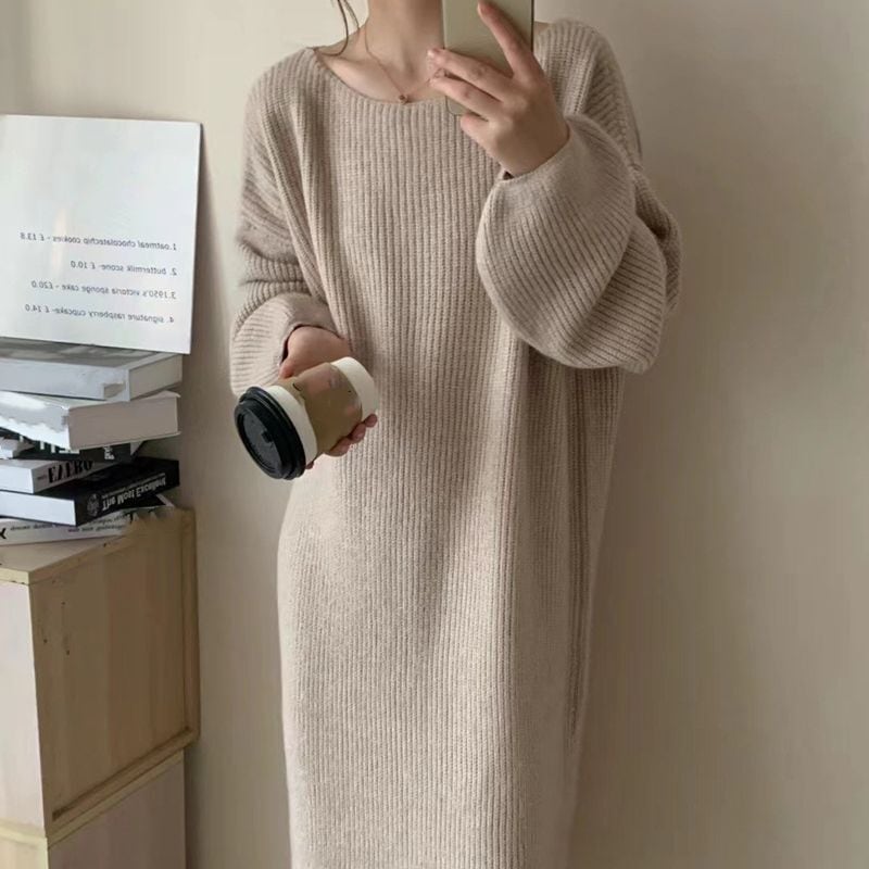 【dress】ニットワンピース　M25568