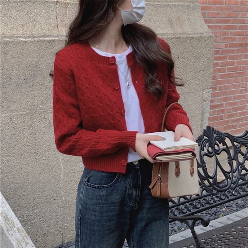 【outer】ニットカーデ　M25957