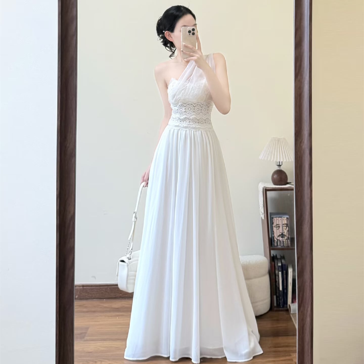 【dress】3WAYレースドッキングロングワンピース N3588